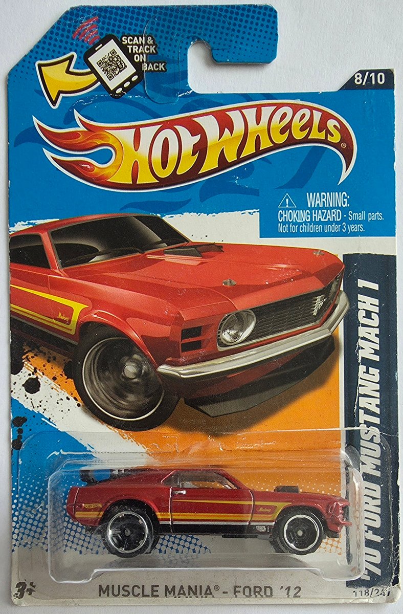 2012 Hot Wheels '70 Ford Mustang Mach I