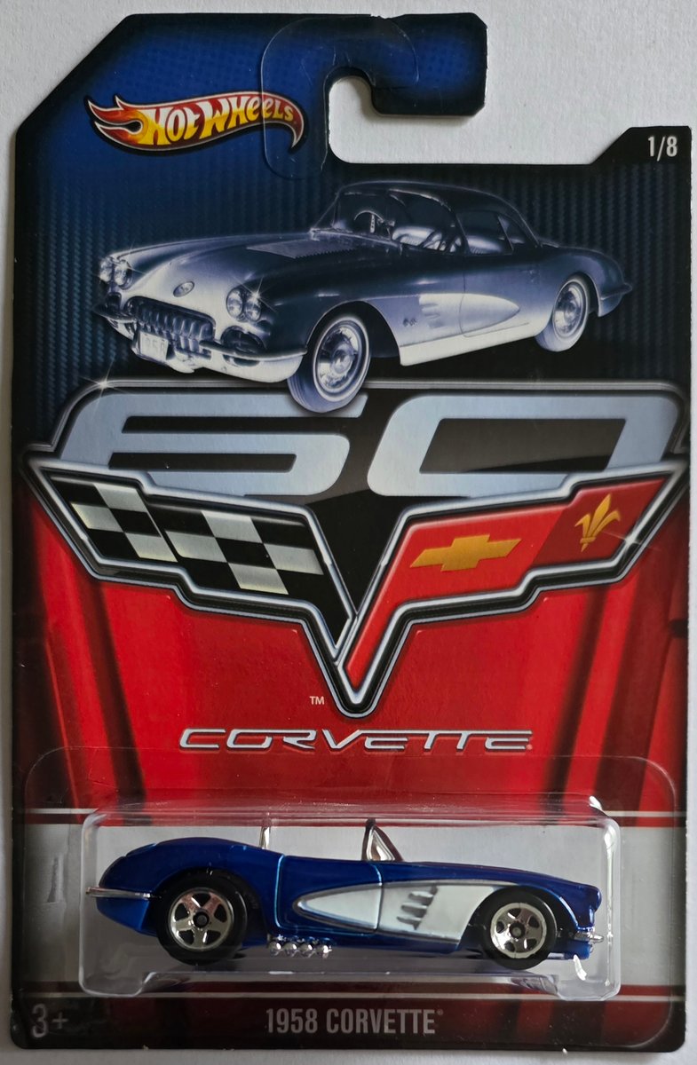 2012 Hot Wheels 1958 Corvette