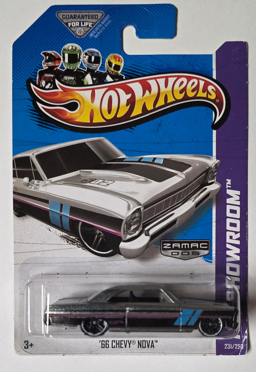 2013 Hot Wheels '66 Chevy Nova (Zamac)