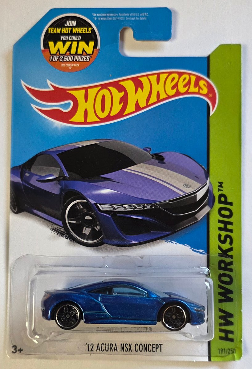 2015 Hot Wheels '12 Acura NSX Concept