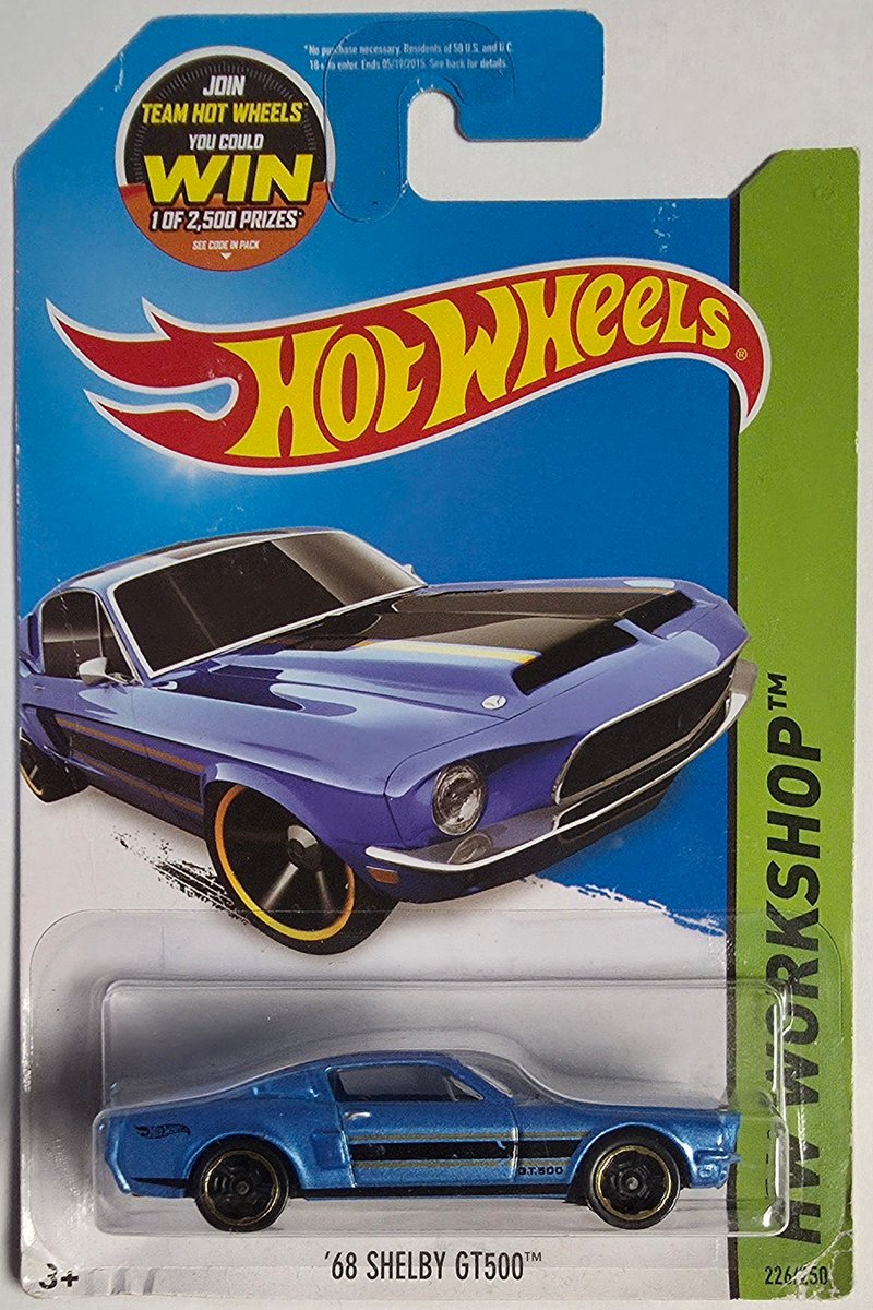2015 Hot Wheels '68 Shelby GT500