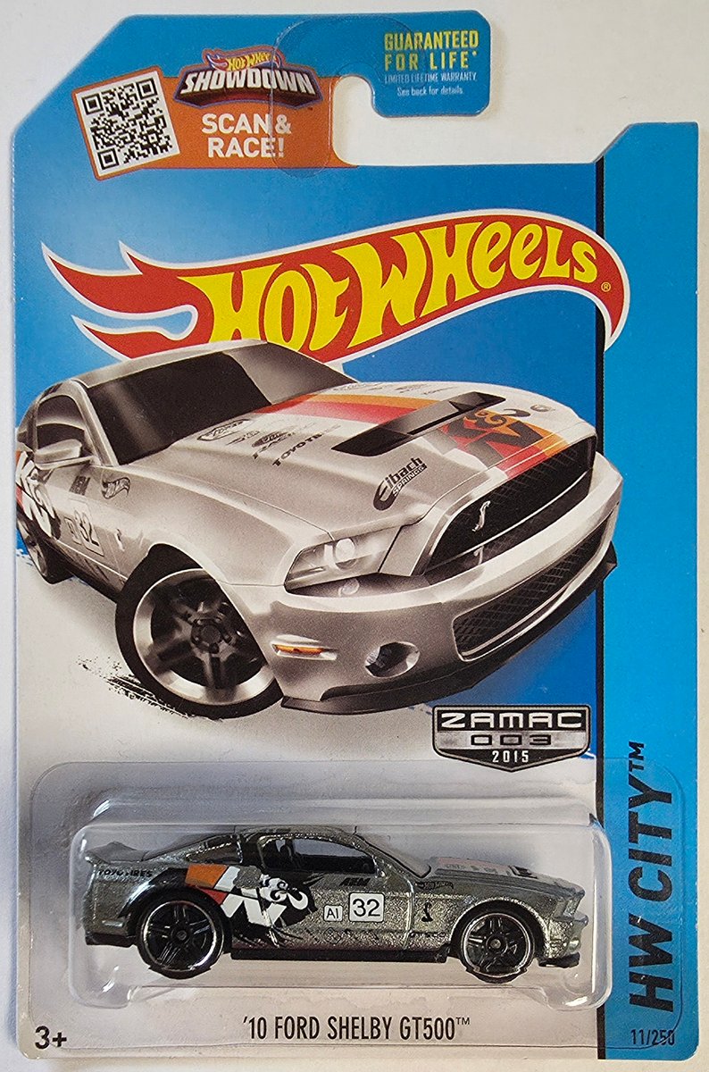2015 Hot Wheels '10 Ford Shelby GT500 (Zamac)