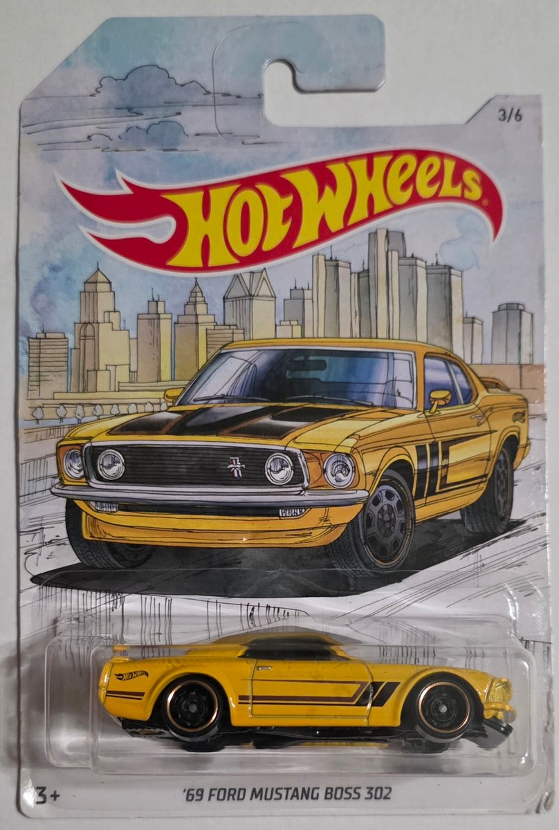 2018 Hot Wheels '69 Ford Mustang Boss 302