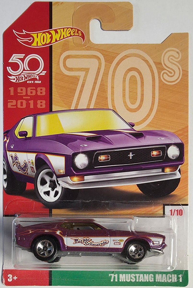 2018 Hot Wheels '71 Mustang Mach 1