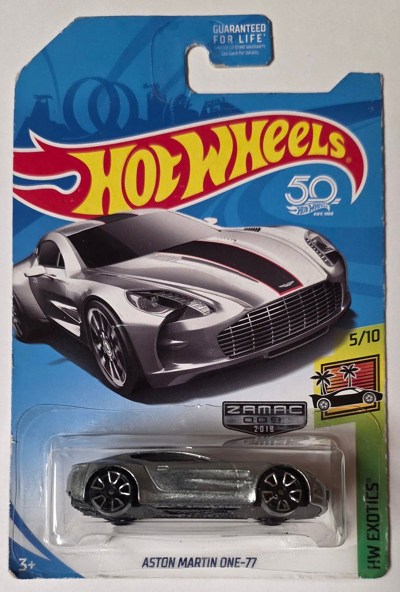 2018 Hot Wheels Aston Martin One-77 (Zamac)