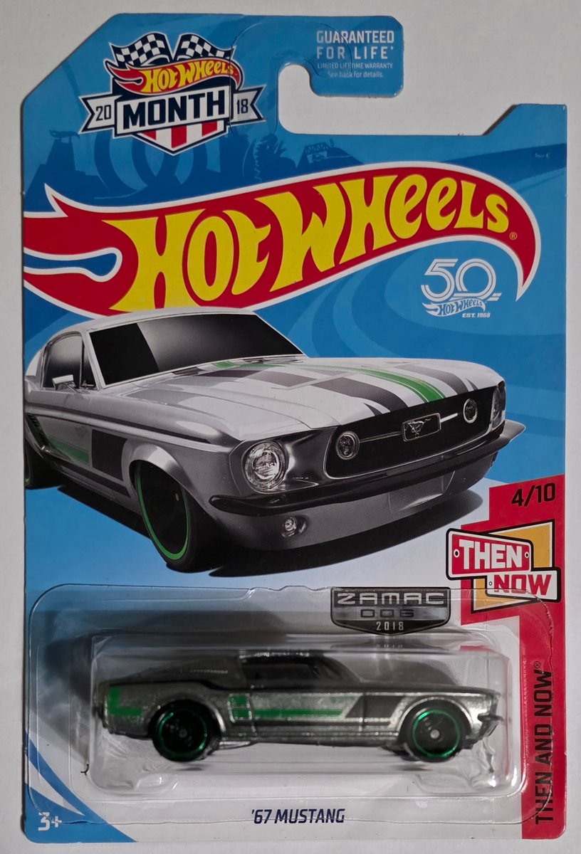 2018 Hot Wheels '67 Mustang (Zamac)