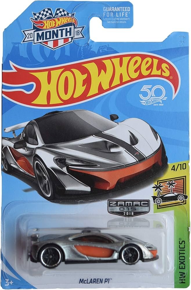 2018 Hot Wheels McLaren P1 (Zamac)