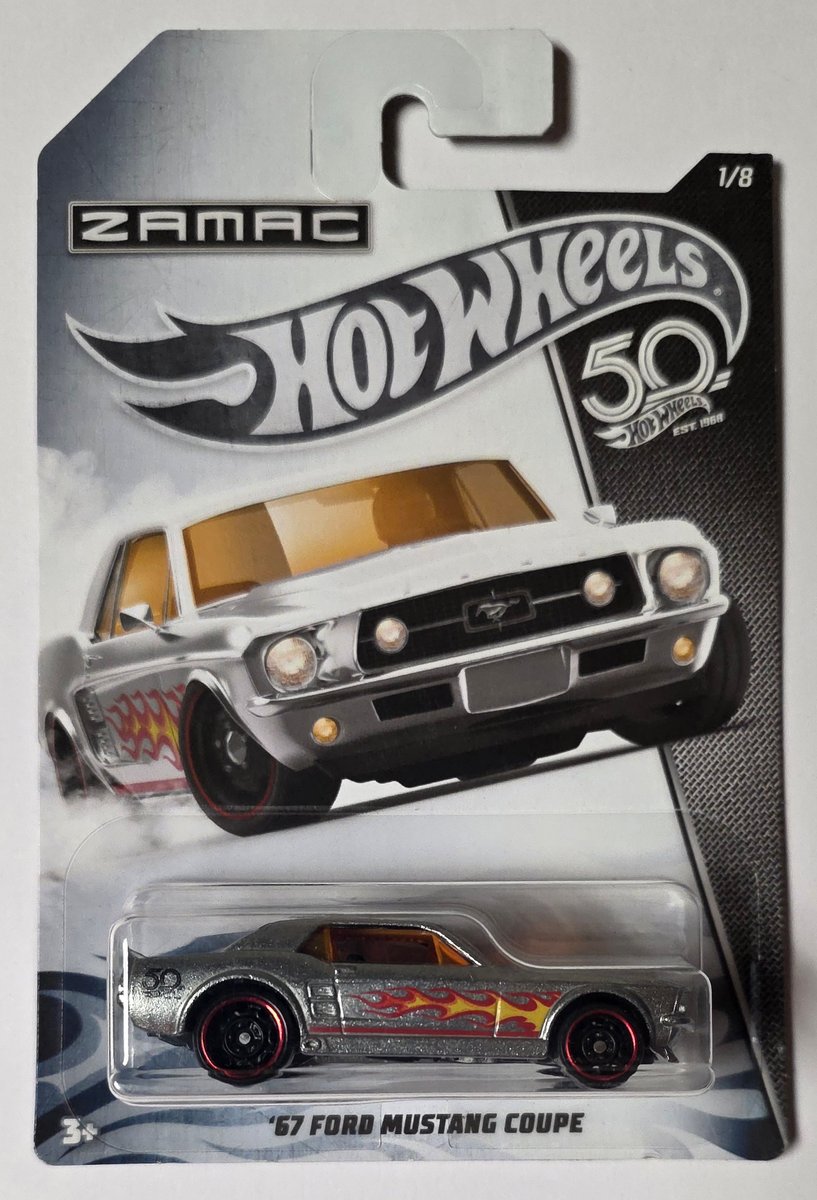 2018 Hot Wheels '67 Ford Mustang Coupe (Zamac)