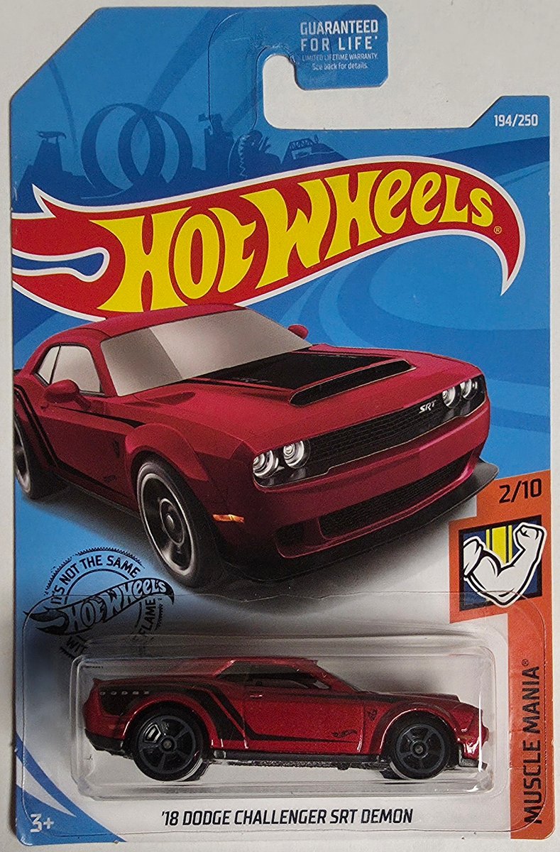 2019 Hot Wheels '18 Dodge Challenger SRT Demon