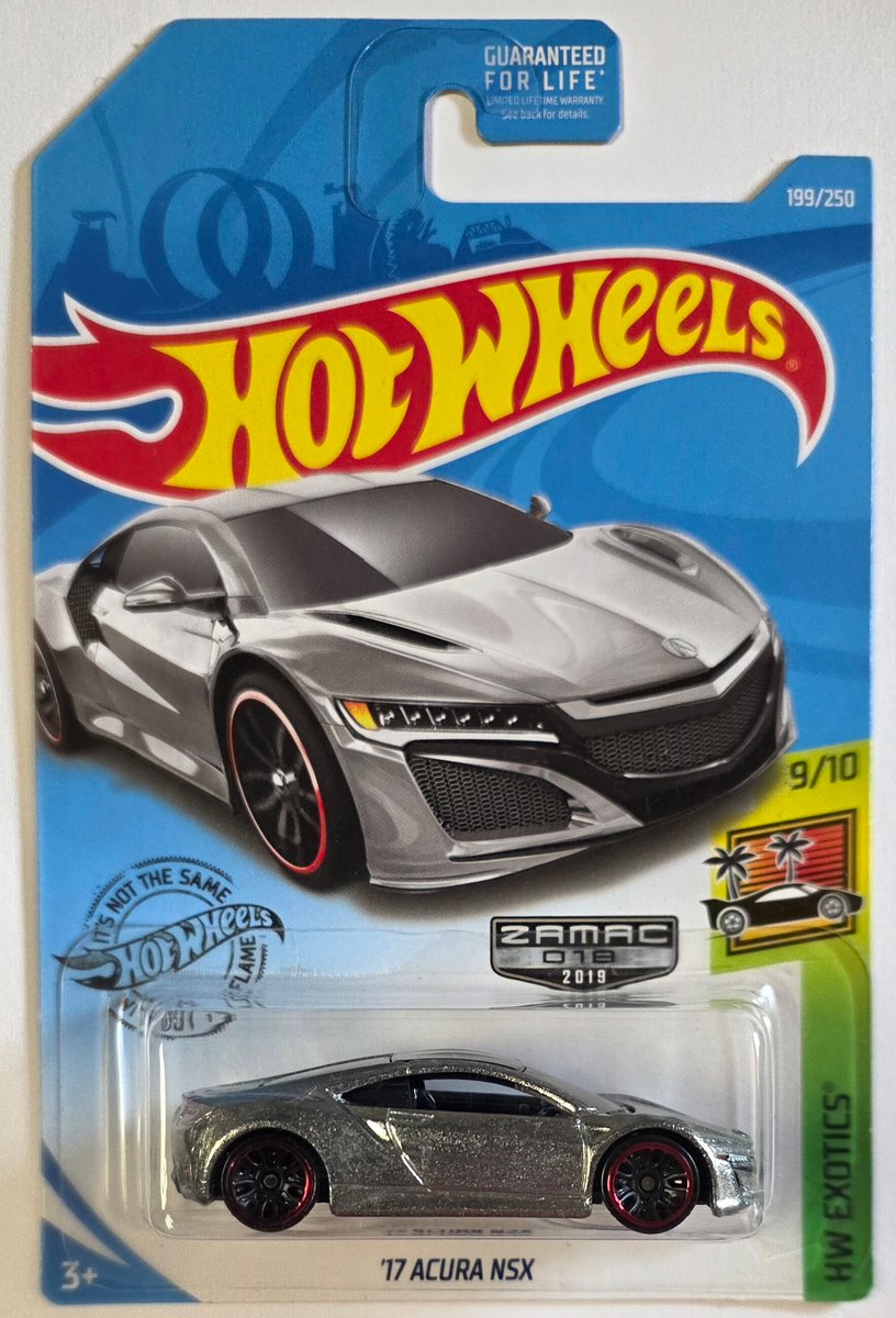 2019 Hot Wheels '17 Acura NSX (Zamac)