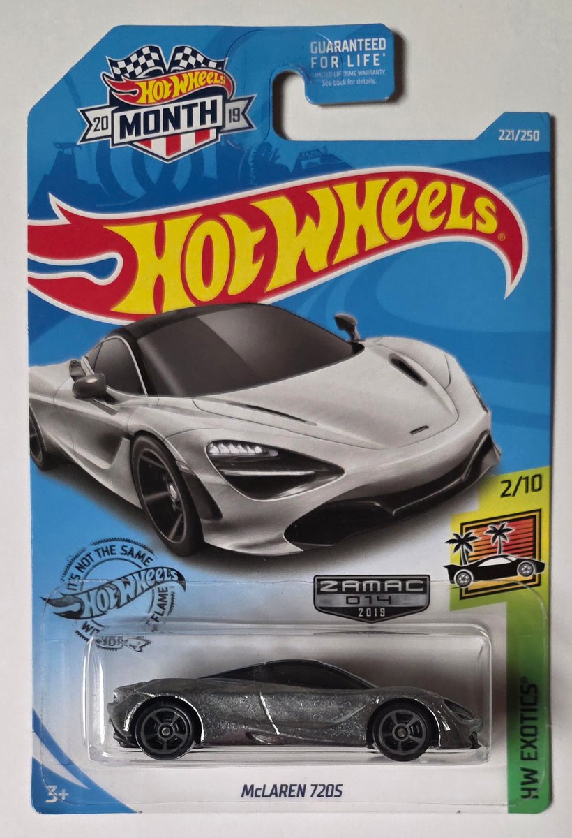 2019 Hot Wheels McLaren 720S (Zamac)