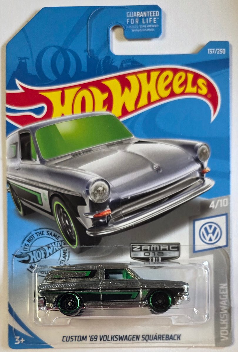 2019 Hot Wheels Custom '69 Volkswagen Squareback (Zamac)