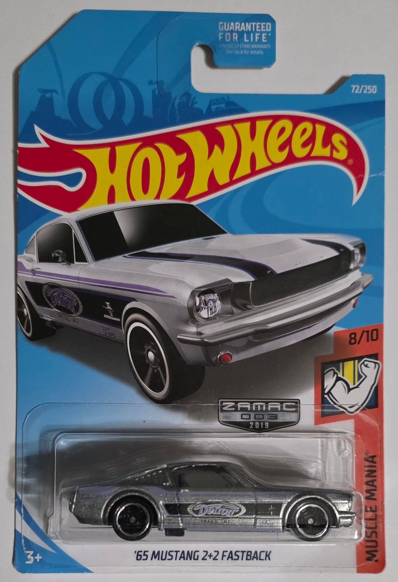 2019 Hot Wheels '65 Mustang 2+2 Fastback (Zamac)