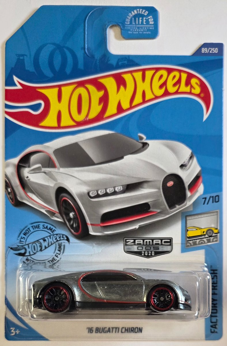2020 Hot Wheels '16 Bugatti Chiron (Zamac)