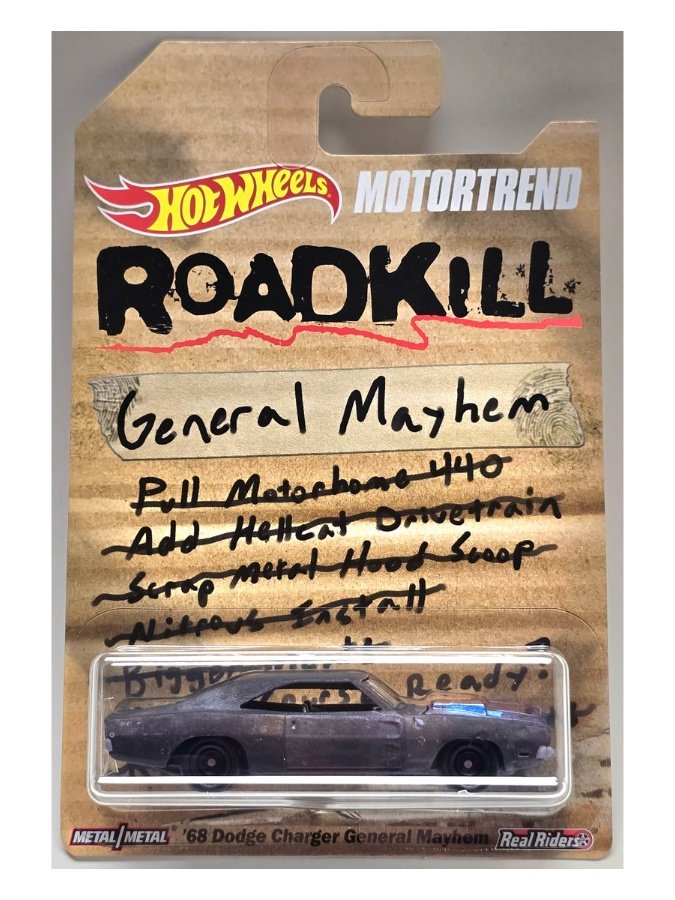 2021 Hot Wheels '68 Dodge Charger General Mayhem