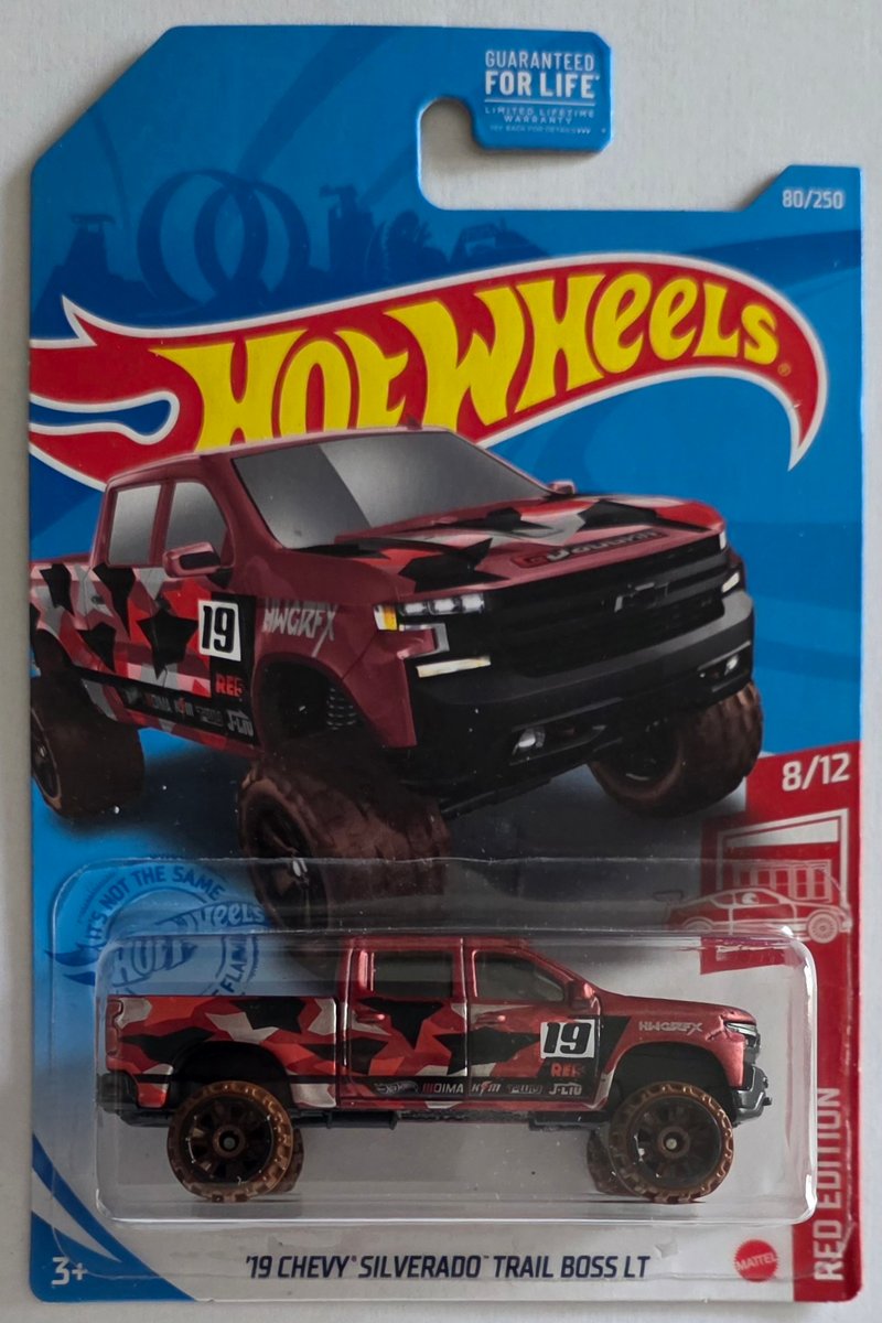 2021 Hot Wheels '19 Chevy Silverado Trail Boss LT