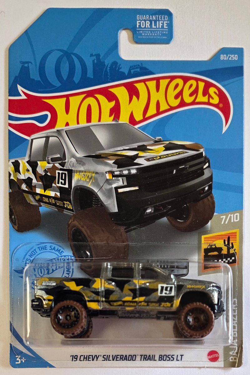 2021 Hot Wheels '19 Chevy Silverado Trail Boss LT (Zamac)