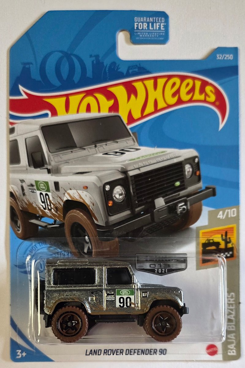 2021 Hot Wheels Land Rover Defender 90 (Zamac)