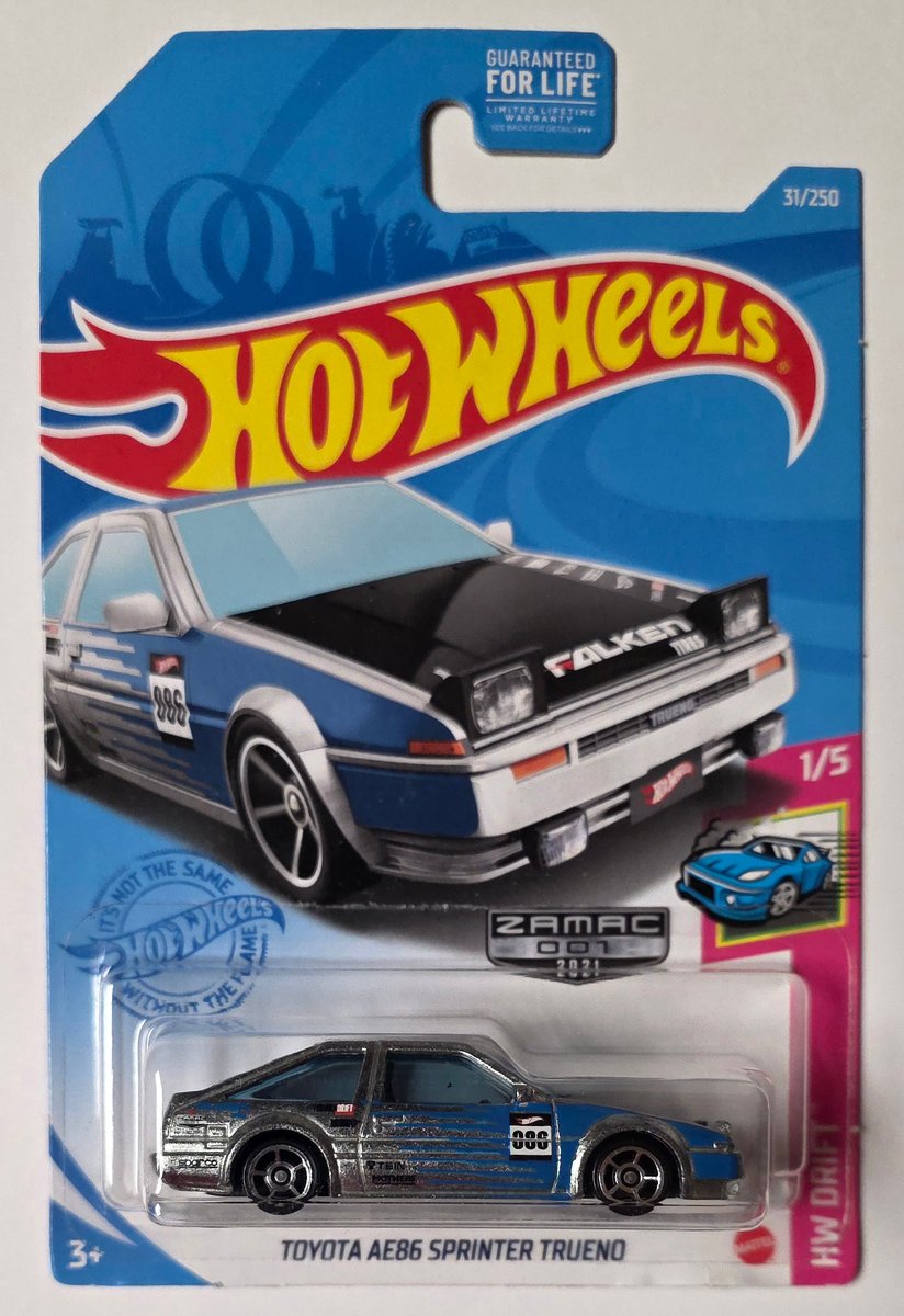 2021 Hot Wheels Toyota AE86 Sprinter Trueno (Zamac)