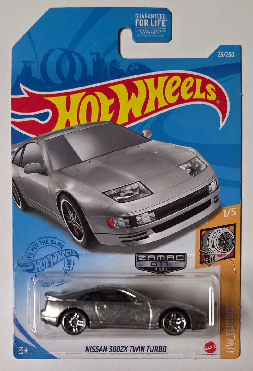 2021 Hot Wheels Nissan 300ZX Twin Turbo (Zamac)