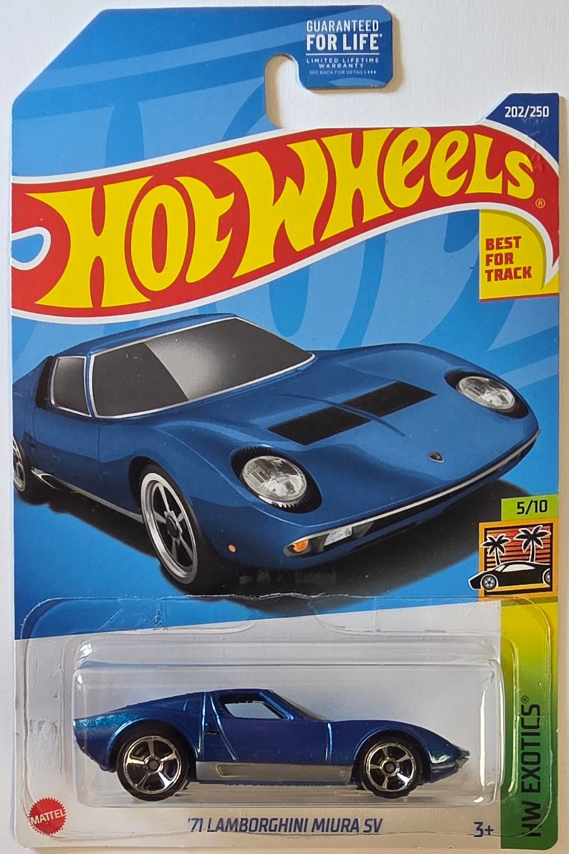 2022 Hot Wheels '71 Lamborghini Miura SV