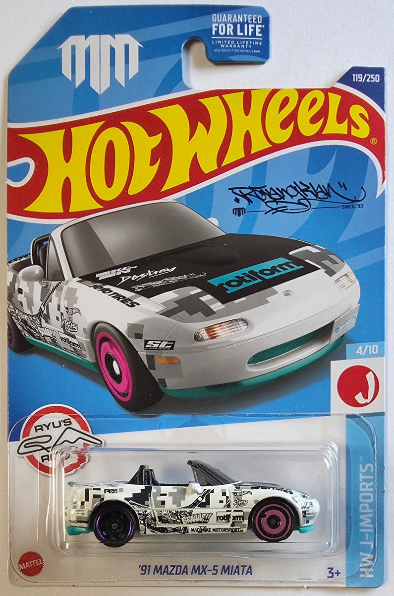 2022 Hot Wheels '91 Mazda MX-5 Miata
