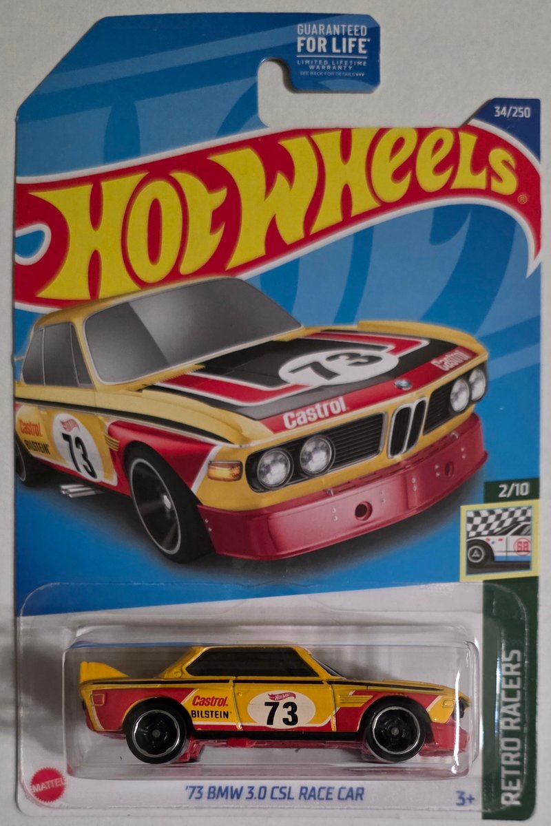 2022 Hot Wheels '73 BMW 3.0 CSL Race Car