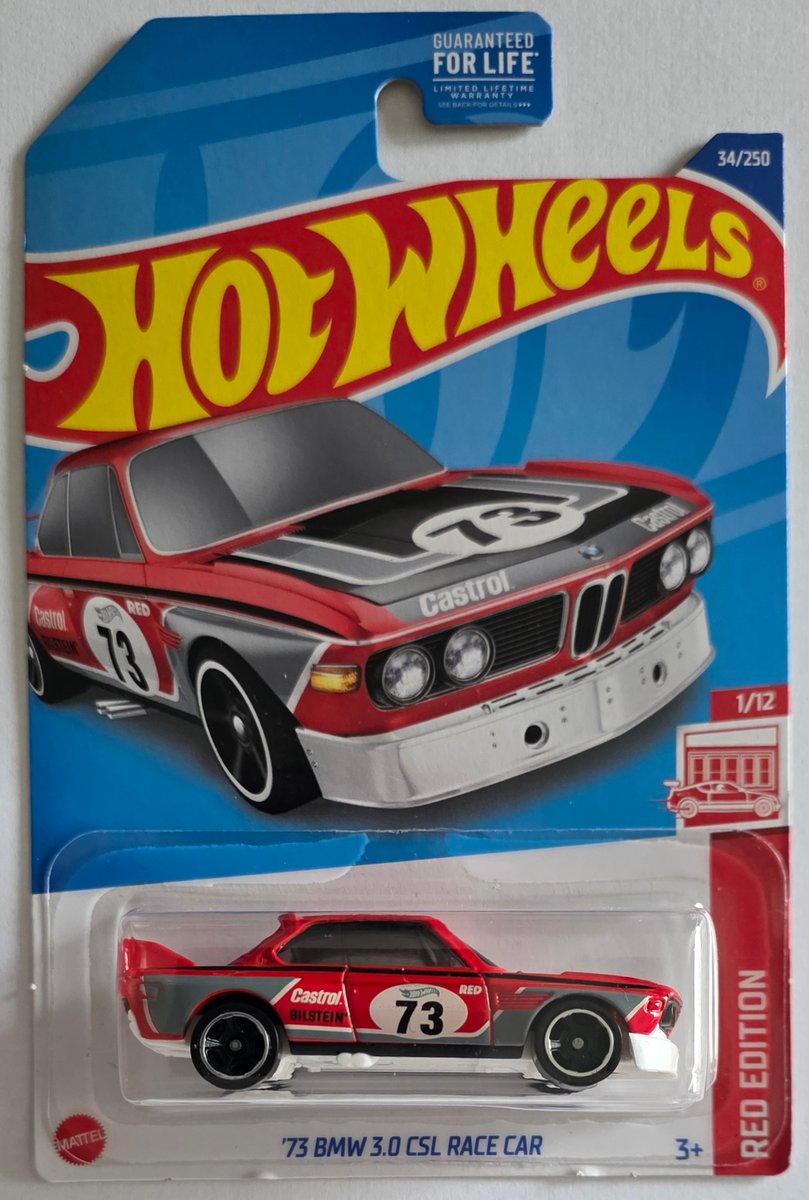 2022 Hot Wheels '73 BMW 3.0 CSL Race Car