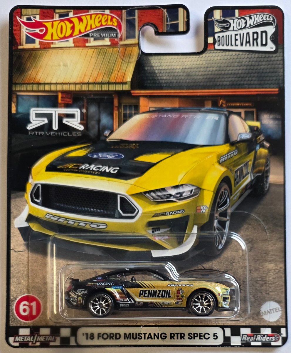 2022 Hot Wheels '18 Ford Mustang RTR Spec 5