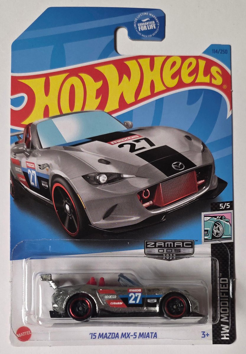 2023 Hot Wheels '15 Mazda MX-5 Miata (Zamac)