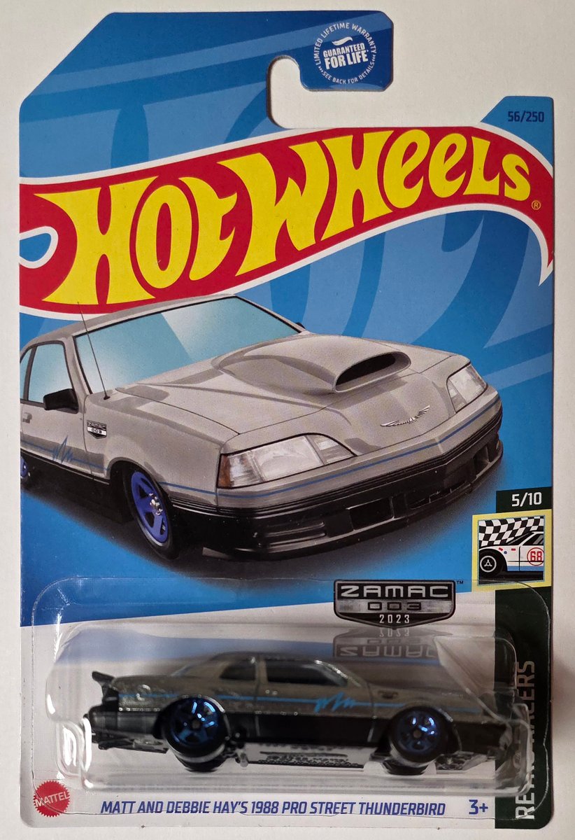 2023 Hot Wheels Matt and Debbie Hay's 1988 Pro Street Thunderbird (Zamac)