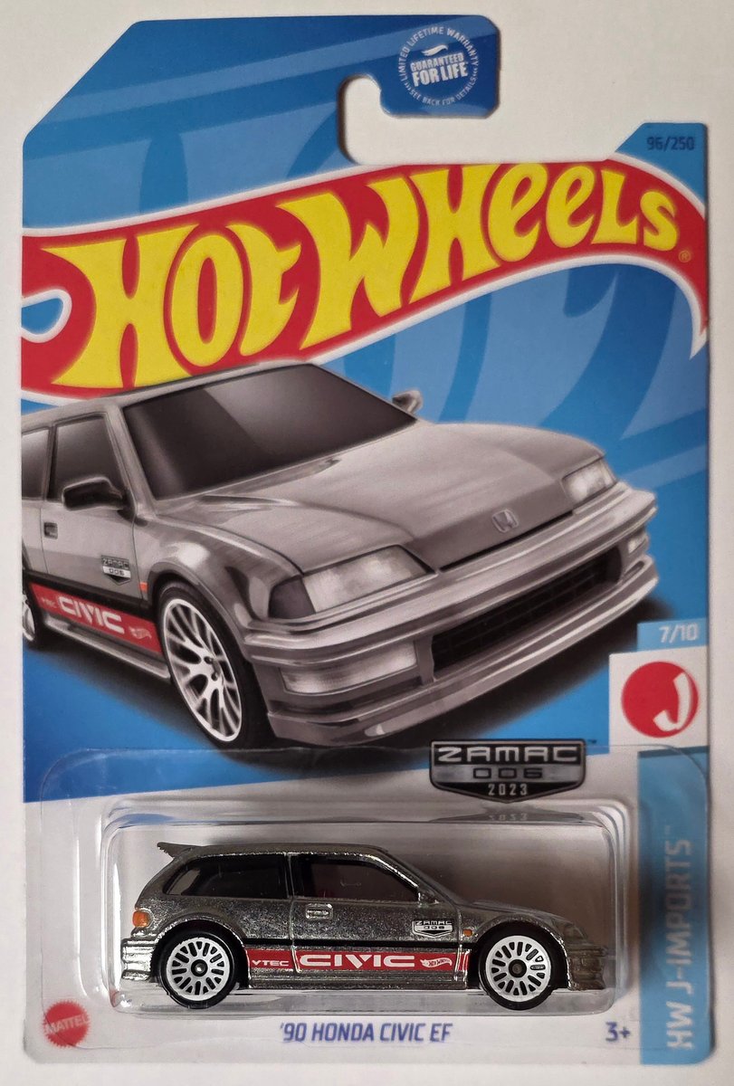 2023 Hot Wheels '90 Honda Civic EF (Zamac)