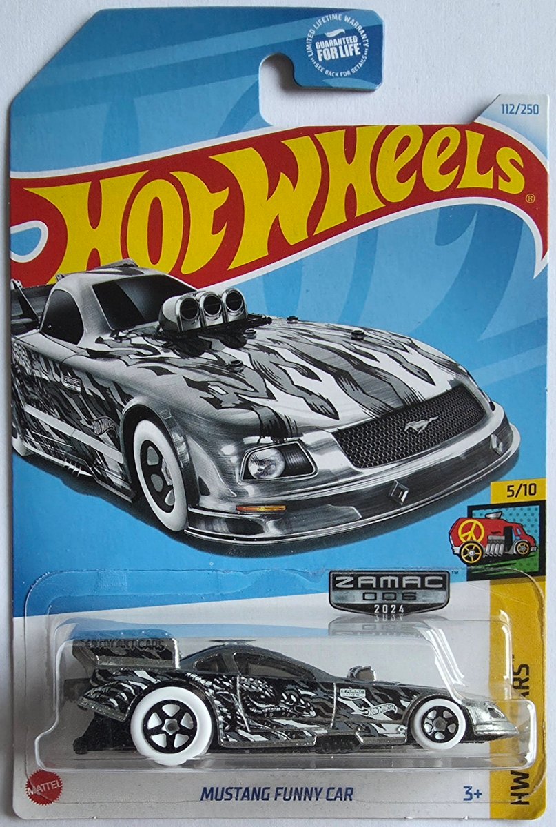 2024 Hot Wheels Mustang Funny Car (Zamac)