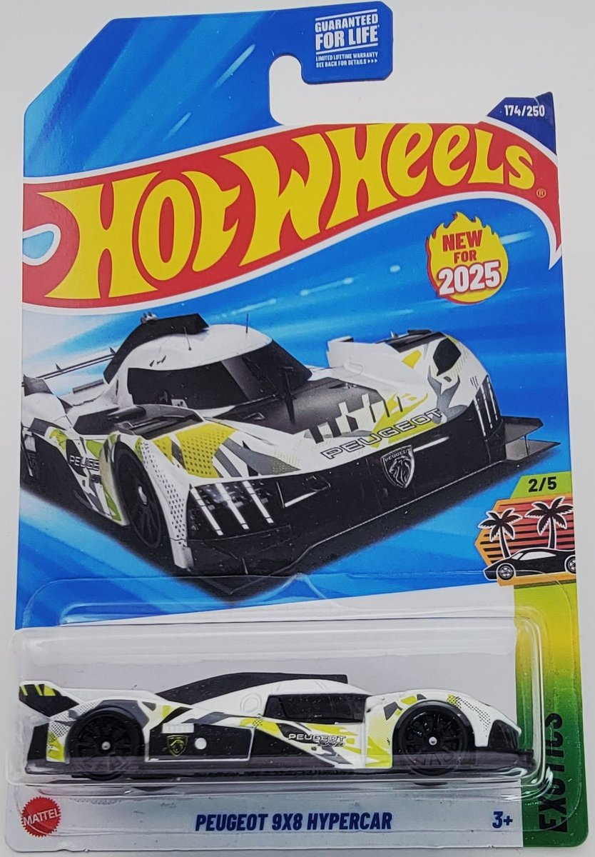 2025 Hot Wheels Peugeot 9X8 Hypercar (First Edition)