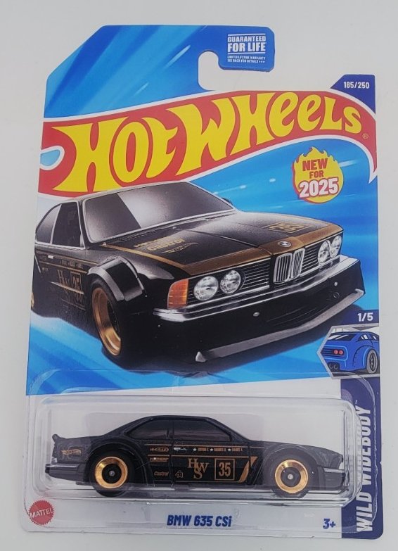 2025 Hot Wheels BMW 635 CSi (First Edition)