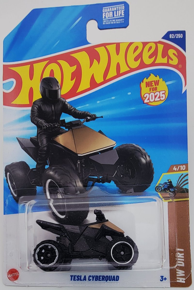 2025 Hot Wheels Tesla Cyberquad (First Edition)