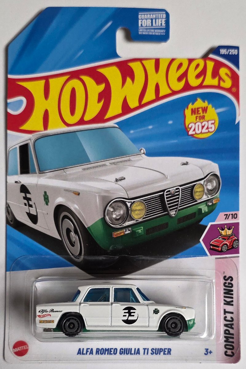 2025 Hot Wheels Alfa Romeo Giulia TI Super (First Edition)