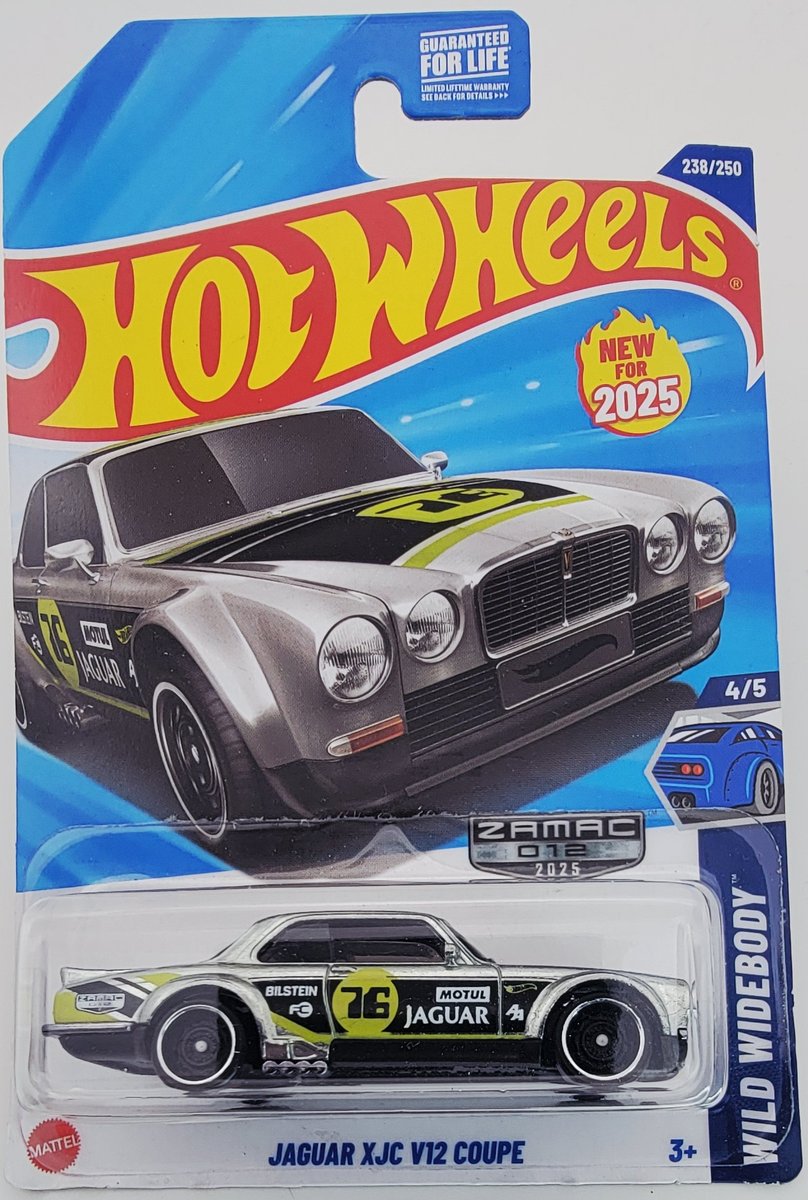 2025 Hot Wheels Jaguar XJC V12 Coupe (Zamac)