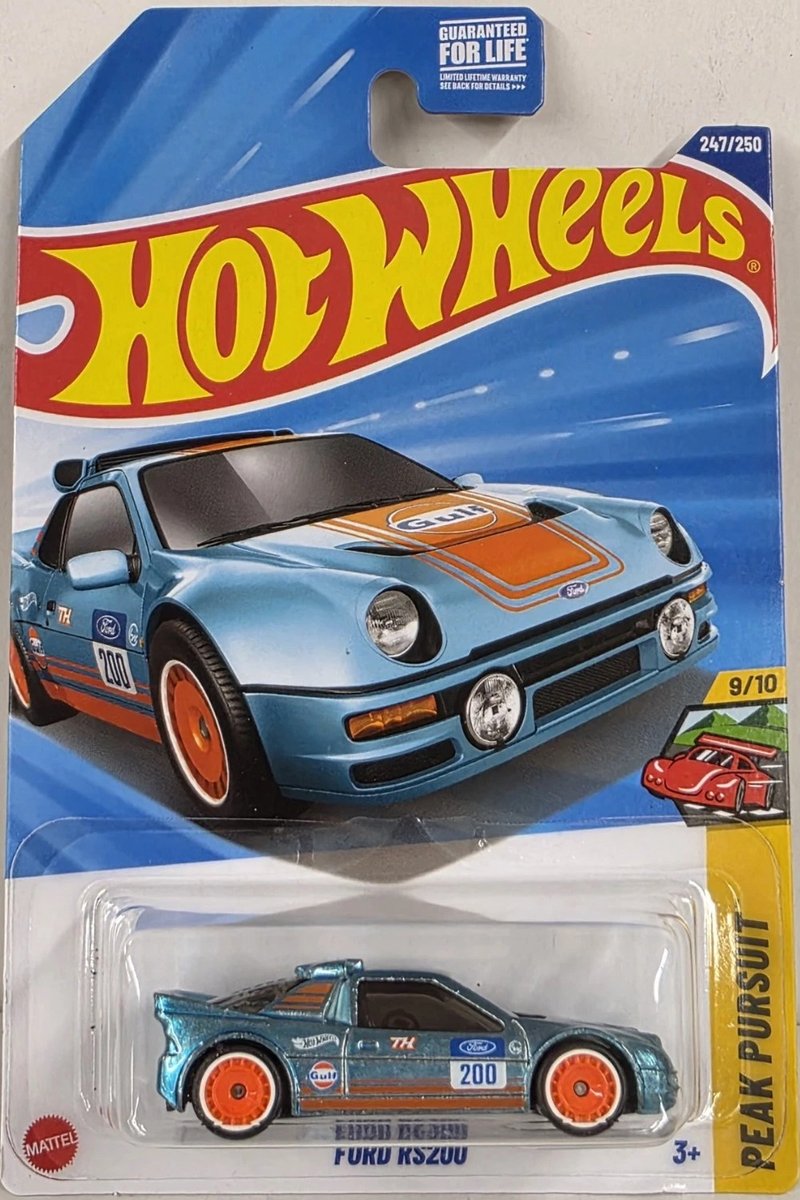 2025 Hot Wheels Ford RS200 (Super Treasure Hunt)
