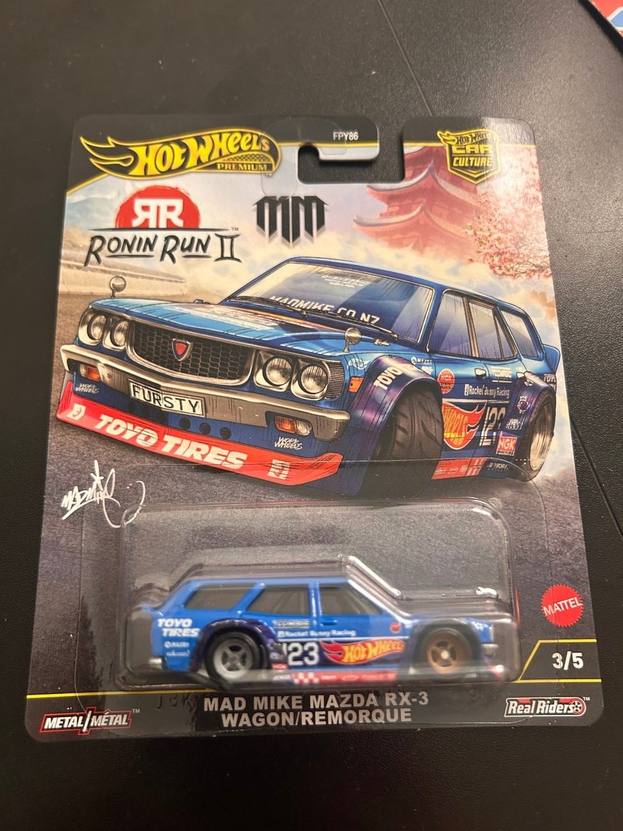 2025 Hot Wheels Mad Mike Mazda RX-3 Wagon
