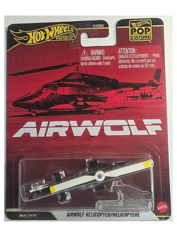 2025 Hot Wheels Airwolf Helicopter
