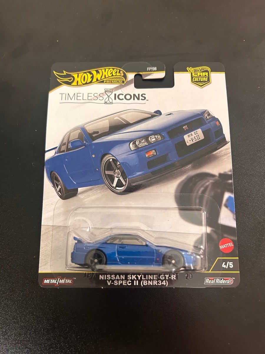 2025 Hot Wheels Nissan Skyline GT-R V-Spec II (BNR34)