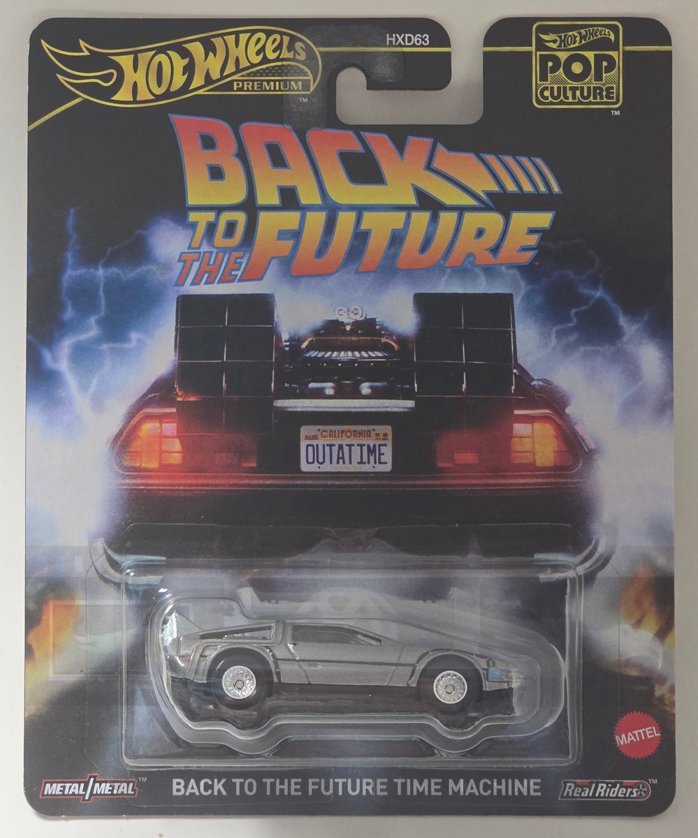2025 Hot Wheels Back to the Future Time Machine (Zamac)