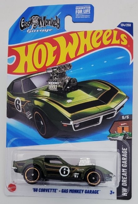 2025 Hot Wheels '68 Corvette - Gas Monkey Garage