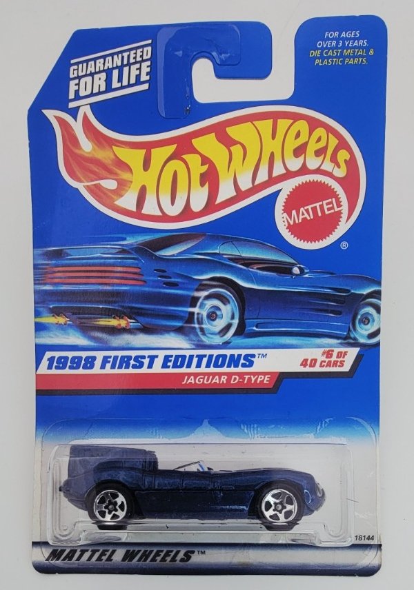 1998 Hot Wheels Jaguar D-Type (First Edition)