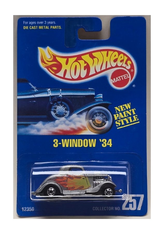 1998 Hot Wheels 3-Window '34