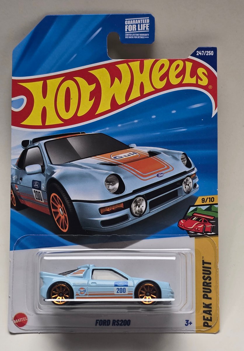2025 Hot Wheels Ford RS200