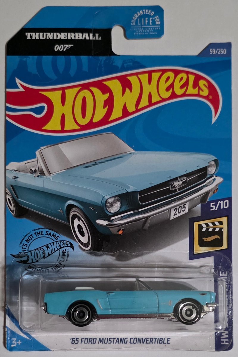 2020 Hot Wheels '65 Ford Mustang Convertible