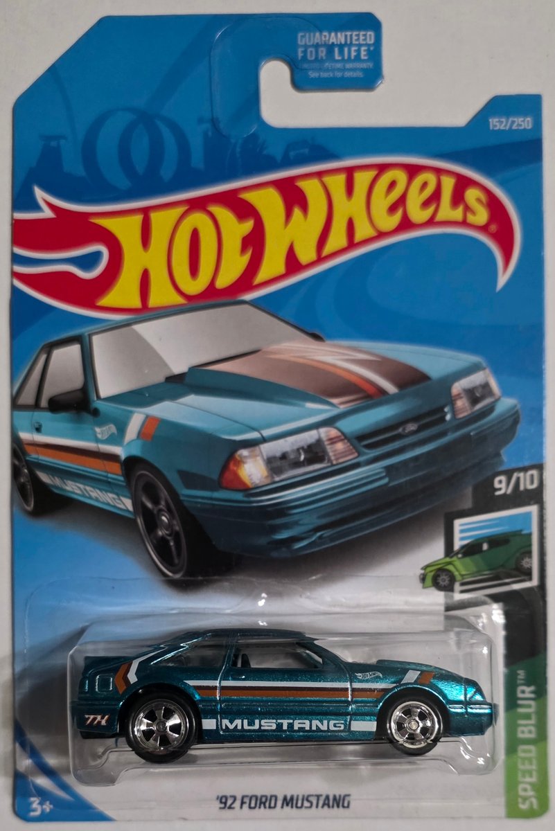 2019 Hot Wheels '92 Ford Mustang (Super Treasure Hunt)