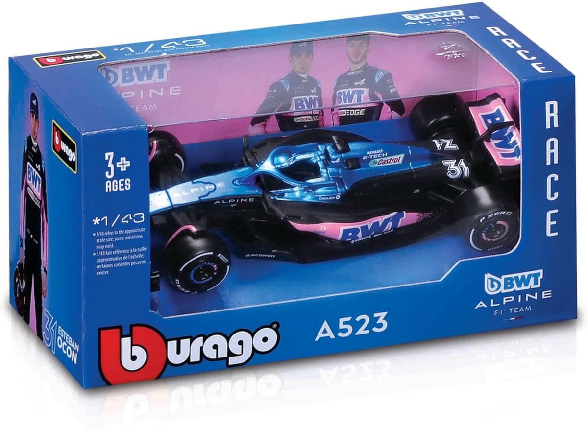 2025 Bburago BWT Alpine F1 Team